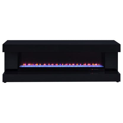 Mallory TV stand LED crystal flame visualizer