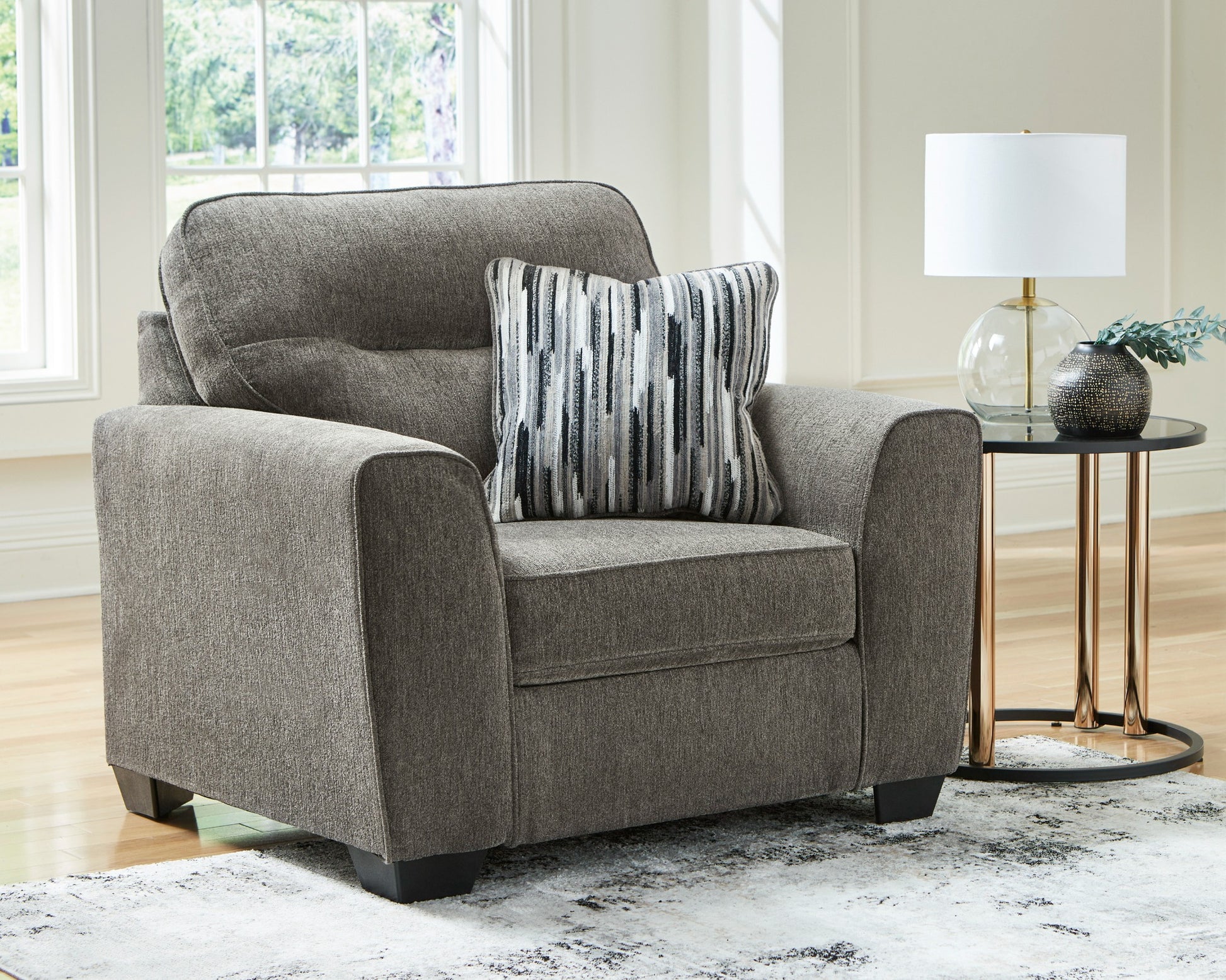 Olten oversized chair in Graphite