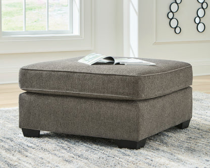 Olten oversized accent ottoman in Graphite