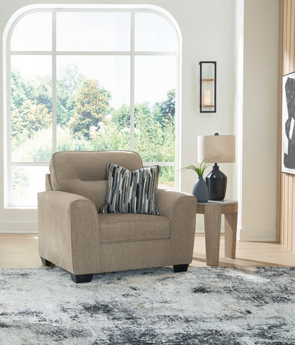 Olten oversized chair in Mocha