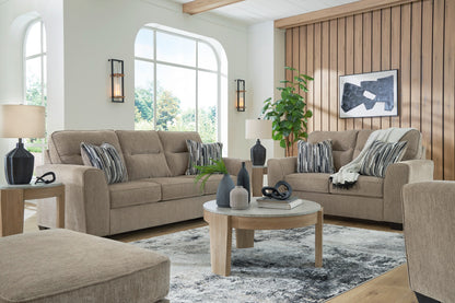 Olten loveseat and living room collection in Mocha