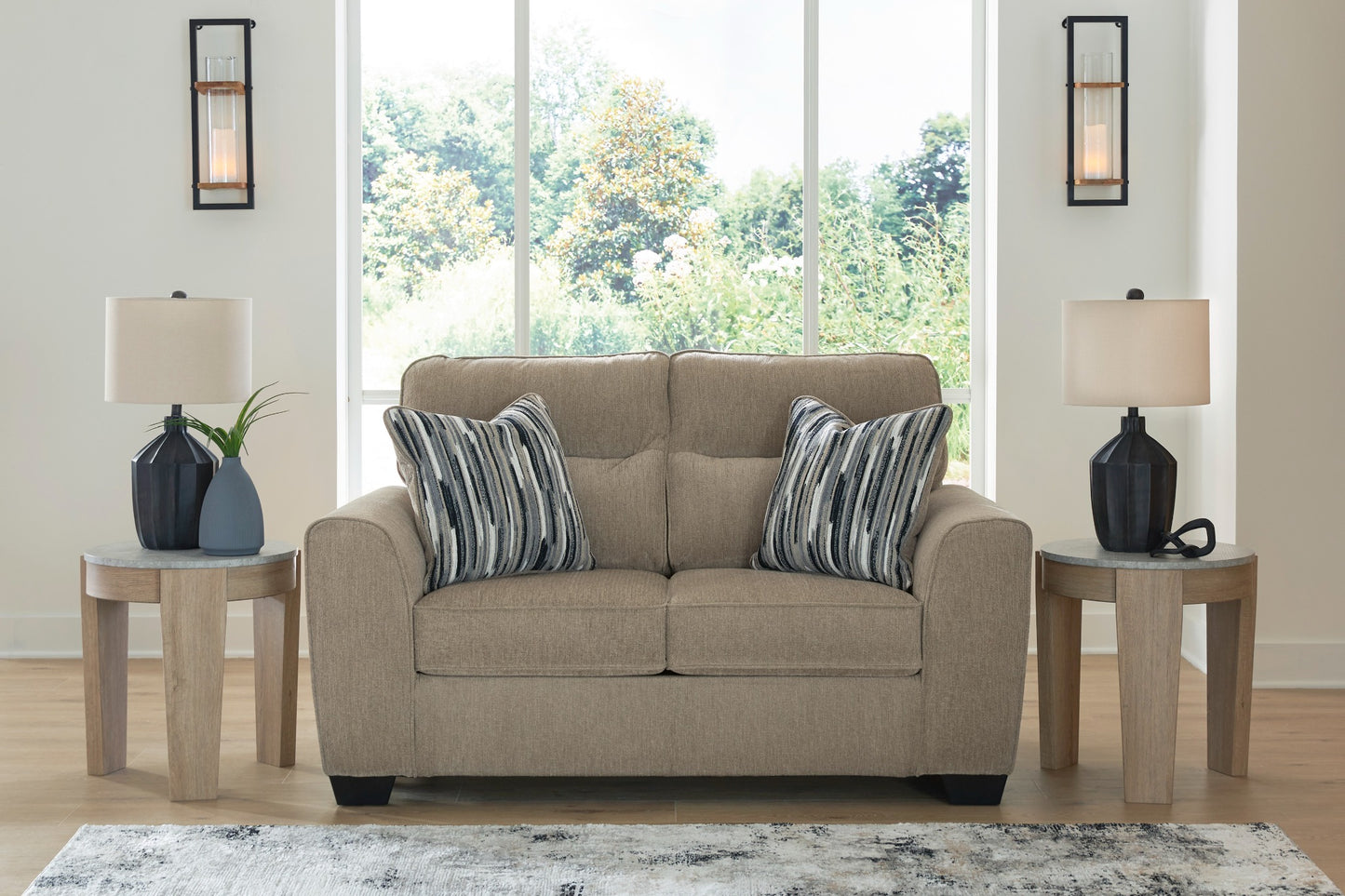 Olten loveseat in Mocha