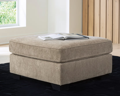 Olten oversized accent ottoman in Mocha