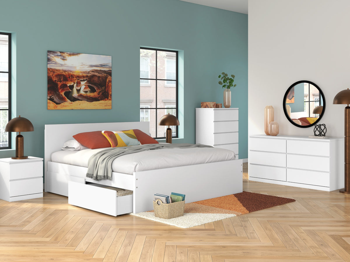 Ashley Onita White bedroom collection — 231-245-258-56-95-261(2)-B100-14-292(2)