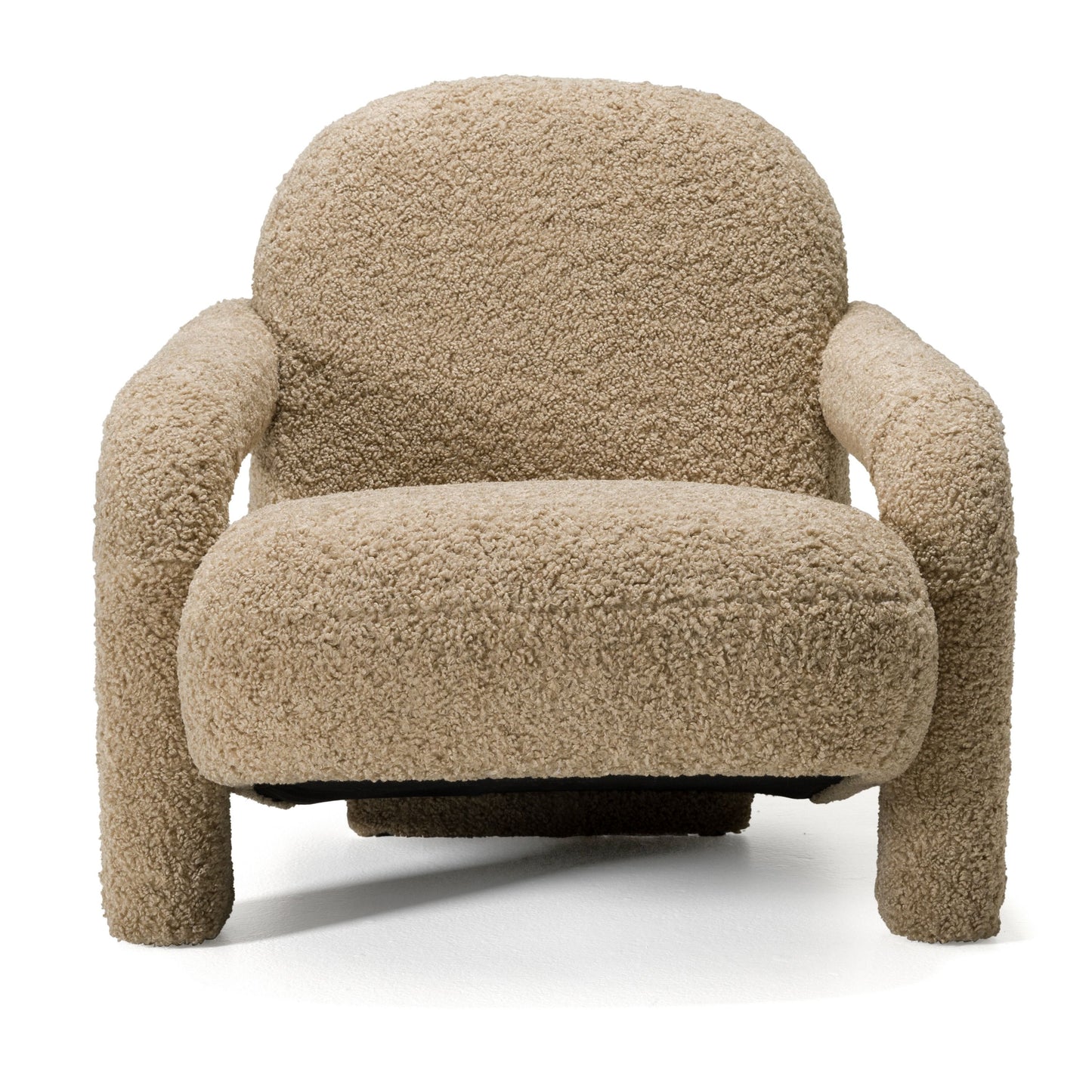 Trevor Modern Tan Fabric Accent Chair