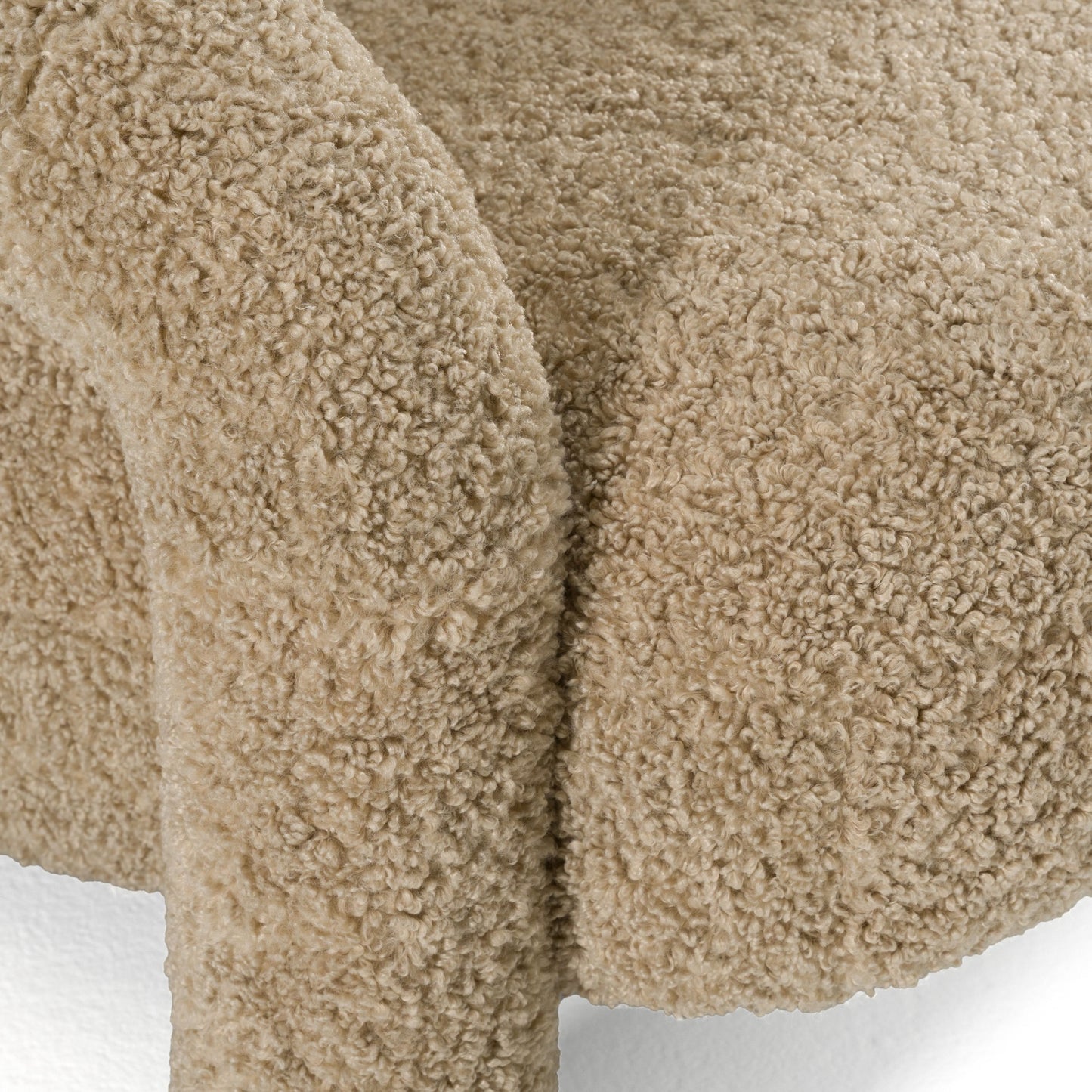 Trevor Modern Tan Fabric Accent Chair