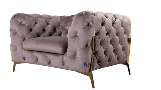 Sheila Modern Velvet Chair - Silver