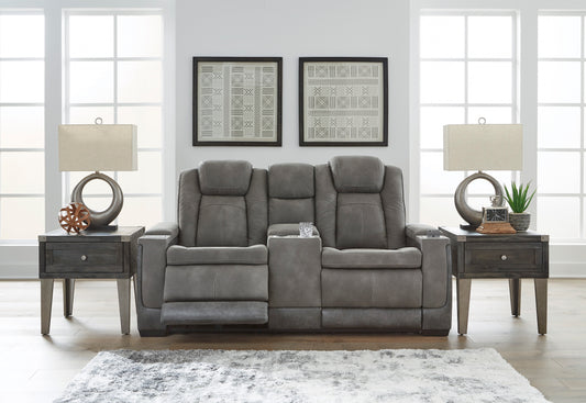 Next-Gen DuraPella Power Reclining Loveseat - Slate
