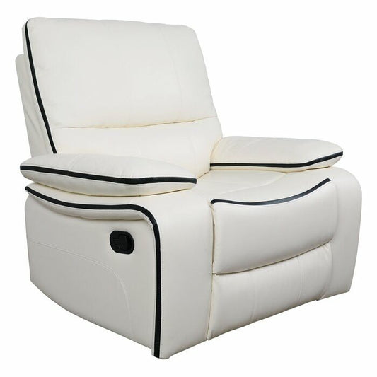 Jasmine white reclining chair