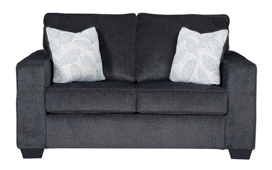 Altari Loveseat in Slate Gray