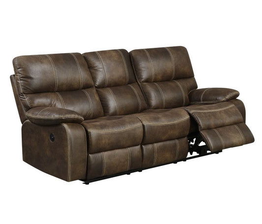 Jessie James reclining sofa in brown