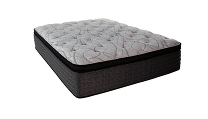 Side profile of Hybrid 1600 Mattress showing thick Eurotop layers for enhanced comfort and long-lasting support